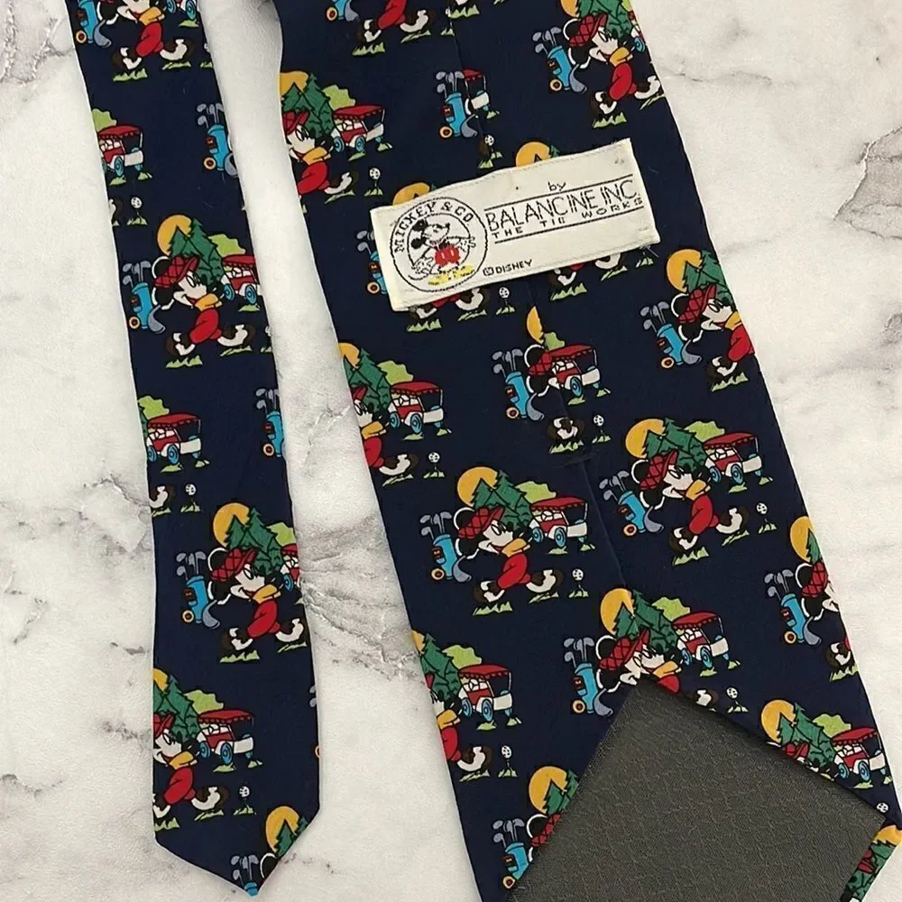 Disney Mickey Mouse Golf Tie by Balacine Inc The Tie Works